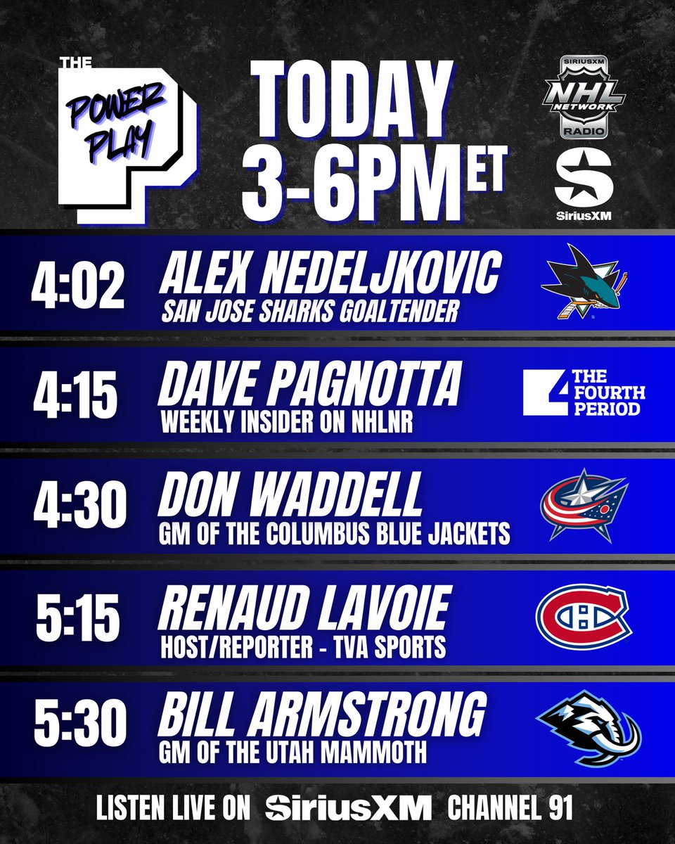 SiriusXM NHL Network Radio tweet media