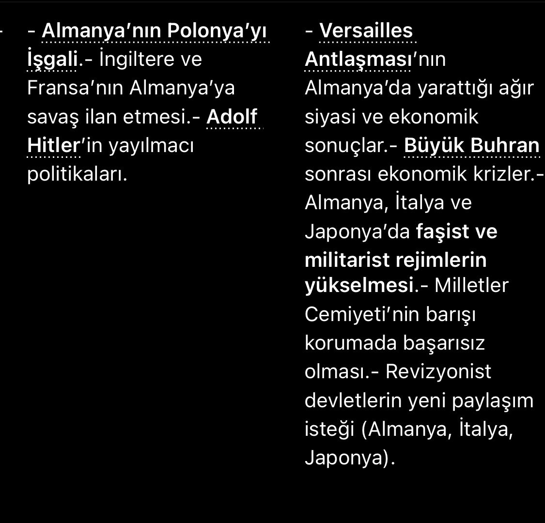 Bu gördüğünüz 2. Dünya savaşının görünen sebepleri ve gerçek sebepleri.

Ülkelerin adını değiştirince çok tanıdık gelmiyor mu? #savaş