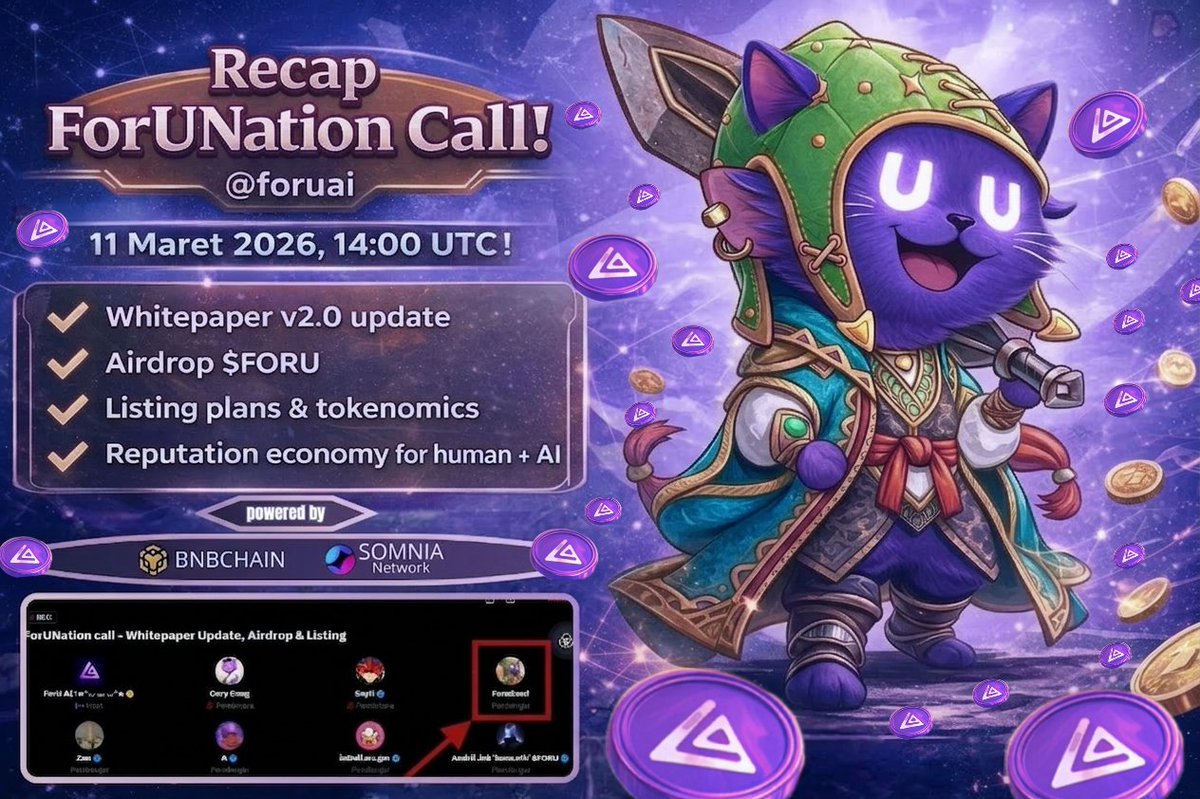 Foroa Ui Recap ForUNation Call @foruai (11 Maret 2026, 09:00 WIB)!🔥 Tim core ...