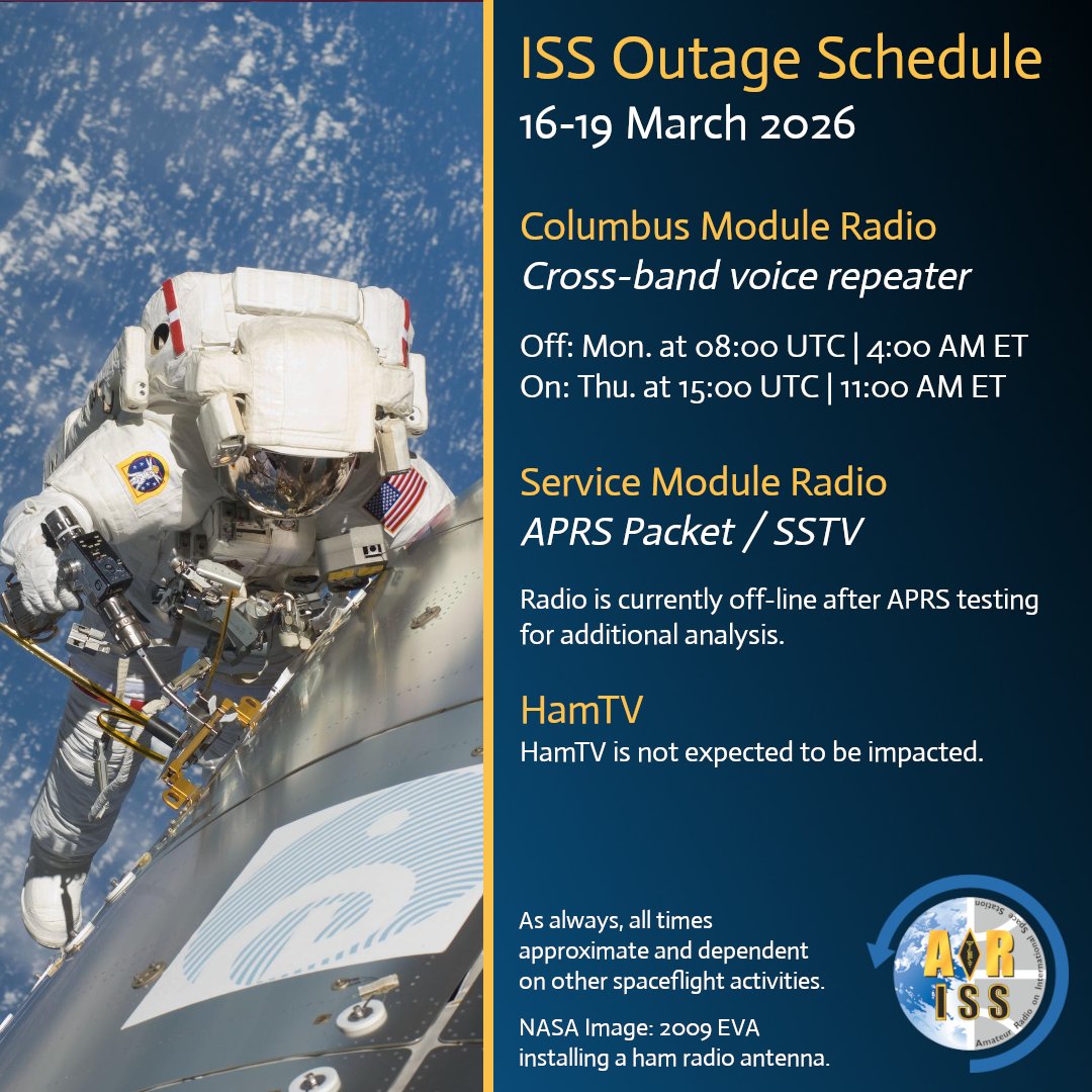 ARISS - Amateur Radio on the ISS tweet media