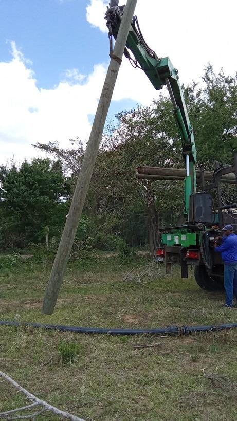 #UnidosXCuba avanzan las acciones  para la electrificación del pozo que abastecerá de agua a los barrios de Tuabeque, la Maceo, Sabaneta y parte del Entronque de Bueycito en #Bayamo #ProvinciaGranma