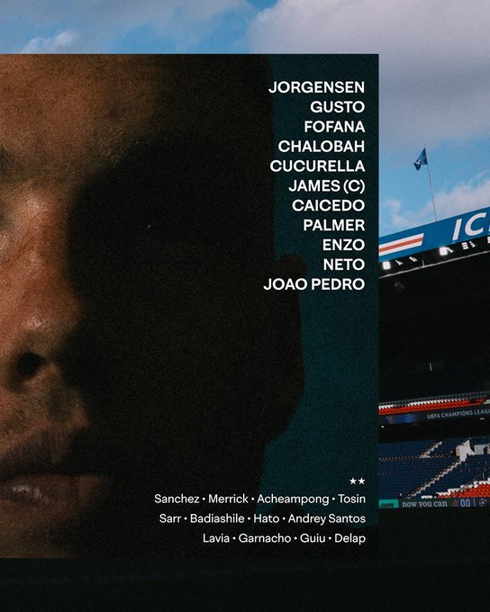 moviesbydika's tweet photo. Jorgensen starts for Chelsea against PSG. https://t.co/WU84cDgNkj