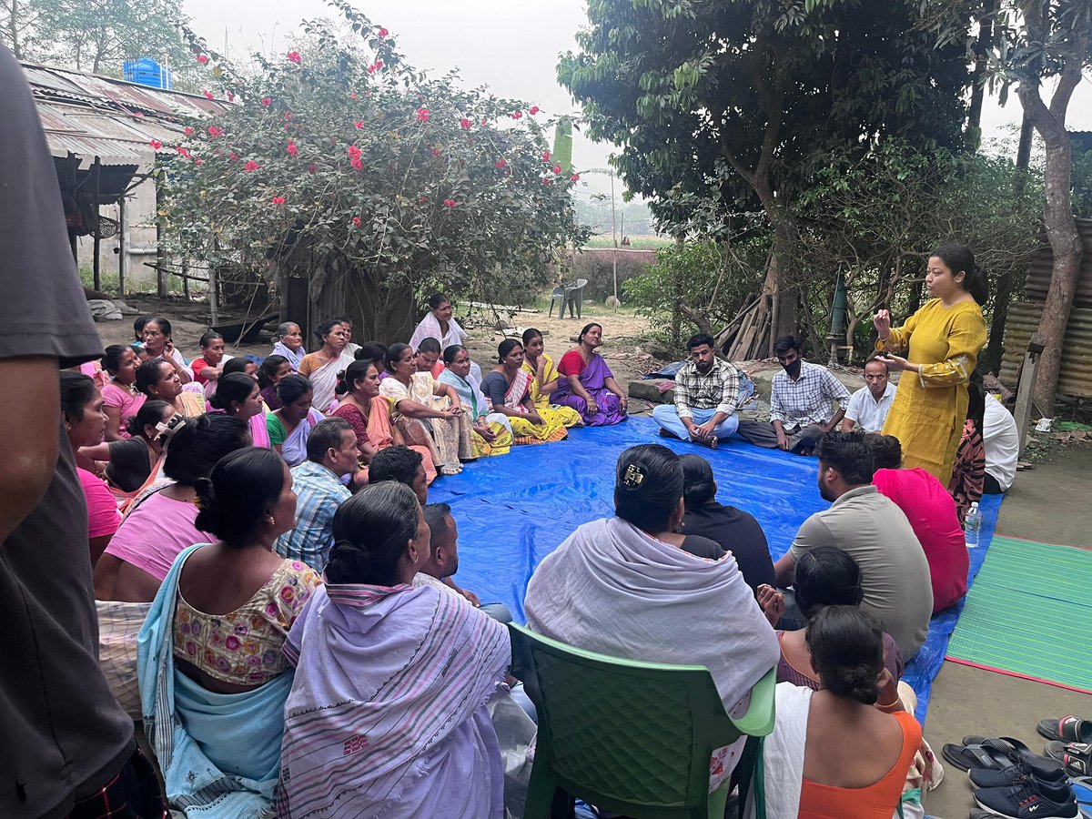 bora_debashree's tweet photo. Interaction with womens of Bor Chapori Gaon. 
Hajo No 1 panchayat 
Panchatirtha mandal 
North Kamrup district https://t.co/OSrSGojgNv