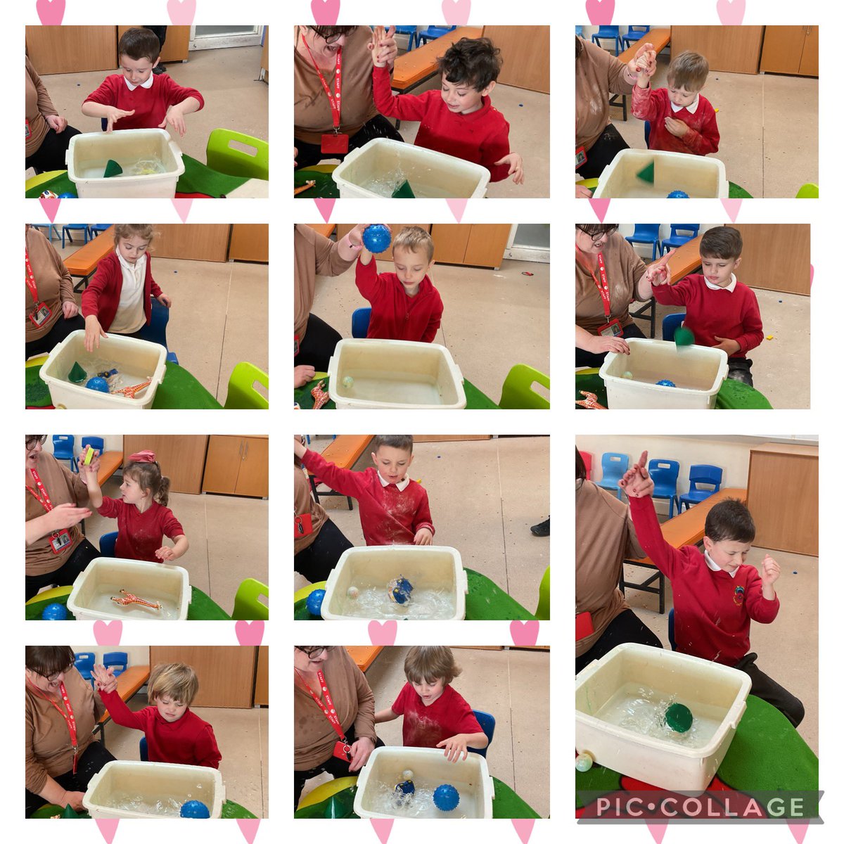 YsgolHenFelin's tweet photo. Lots of work today in #YHFClass6 on our science skills. We explored gravity trying to guess which item made the biggest splash in the water. We also tested what happened when we released a ball into flour when sitting, standing and standing on a chair #YHFST https://t.co/BsXiNTJAgy