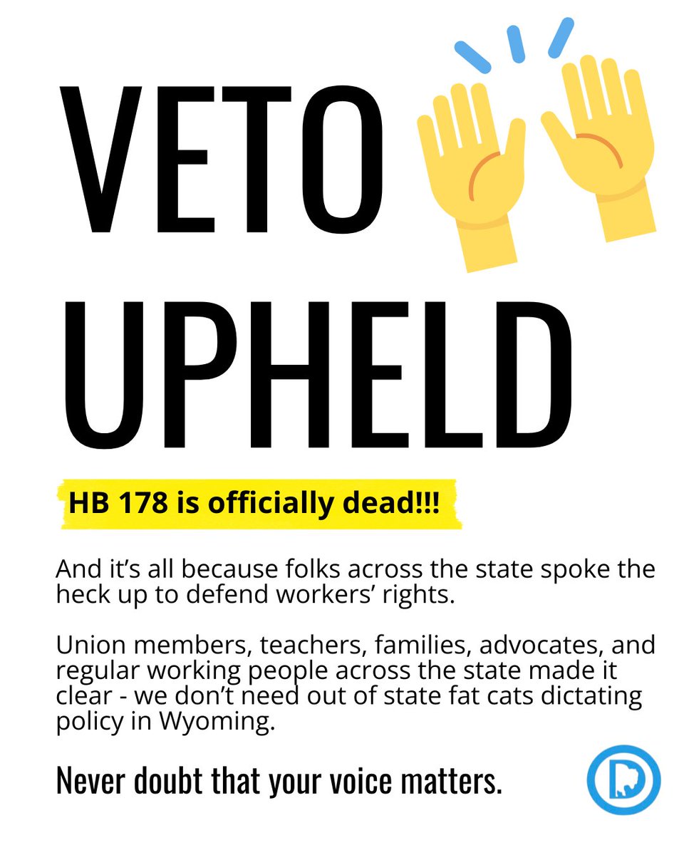 Wyoming Democrats tweet media