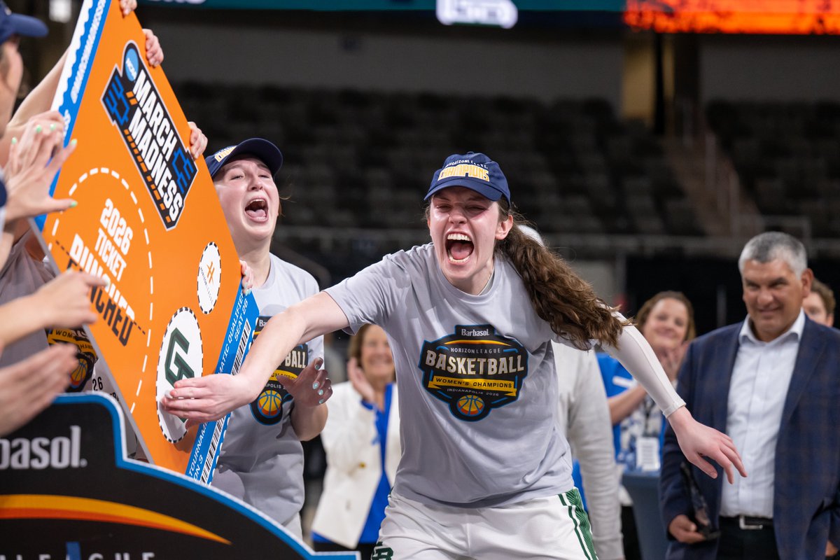 HorizonLeague's tweet photo. Congratulations to our 2026 @BarbasolShave #HLWBB Championship All-Tournament Team!

Jenna Guyer, @gbphoenixwbb (Key4Women MVP)
Maddy Skorupski, Green Bay
Sophia Gregory, @YSUWomensHoops 
Casey Santoro, YSU
Izabella Zingaro, @CSU_WBasketball 

#MarchStartsHere 🏀| #OurHorizon 🌇 https://t.co/2xpIFrmBlu