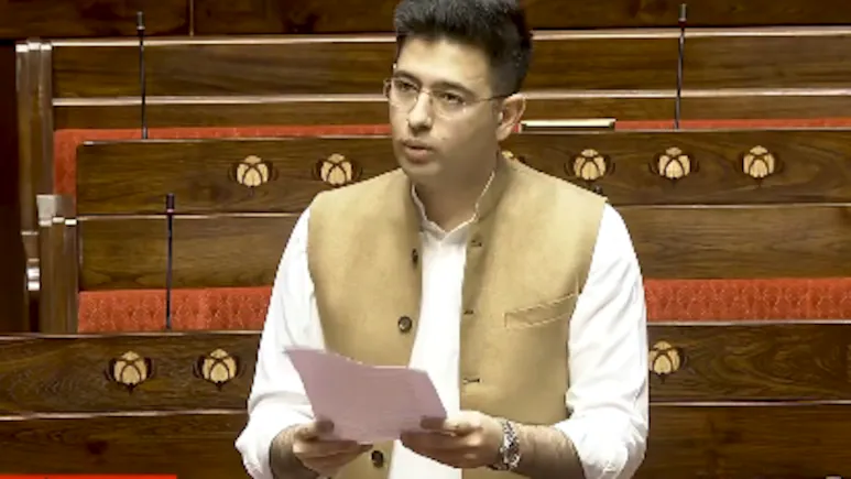 ndtv's tweet photo. "Mobiles Not Luxury": Raghav Chadha Questions 28-Day "Monthly" Recharges https://t.co/uAUDfhHwZR https://t.co/UyqPNe6FB6
