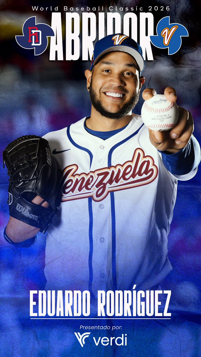 #WorldBaseballCassic ⚾️
#ClasicoMundialdeBeisbol ⚾️

Abridor del 4to  juego de nuestro #TeamBeisbolVenezuela 🇻🇪 en el Clásico Mundial, ante República Dominicana 🇩🇴 

Los esperamos🔥

💻 fevebeisbol.org

#SomosVenezuela #LaQueNosUne