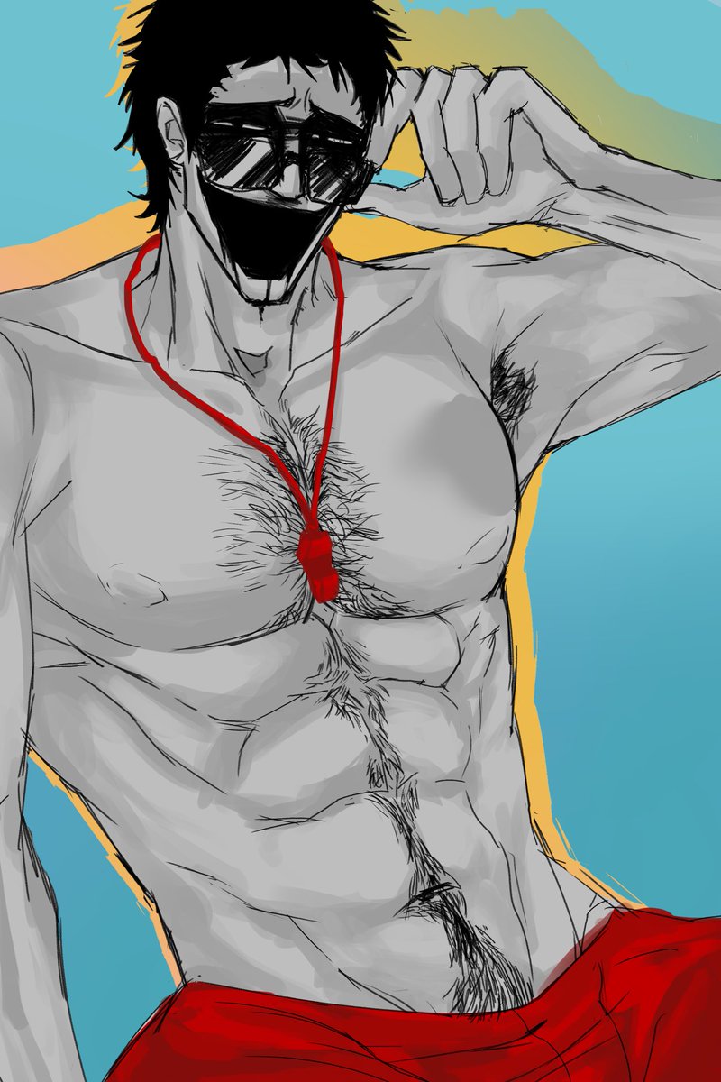 llypocrite's tweet photo. Pov: The Knocker is your lifeguard for the day 👀

#theknocker #theknockerfanart https://t.co/ydpMGYIzBr