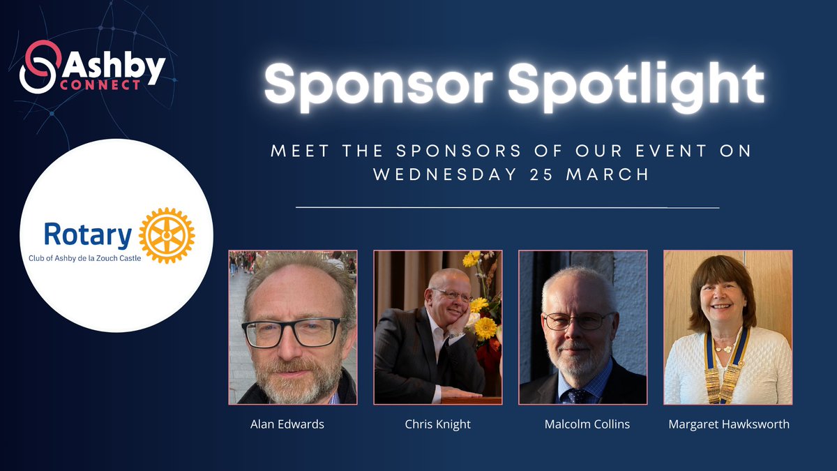 FishersLaw's tweet image. ⭐ Meet Our Sponsor and Guest Speakers! We’re pleased to announce that the Rotary Club of Ashby de la Zouch Castle will be sponsoring our upcoming Ashby Connect event on Wednesday 25 March! Register for your free space: fisherslaw.co.uk/ashbyconnect/a… #BusinessNetworking #AshbydelaZouch