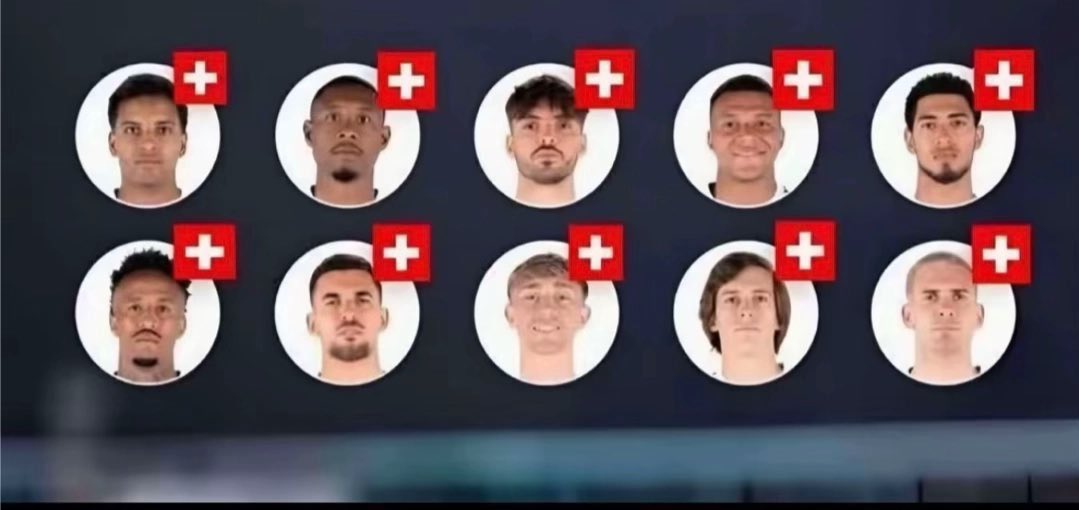 Nunca tinha reparado na quantidade de jogadores suíços que estão no Real Madrid