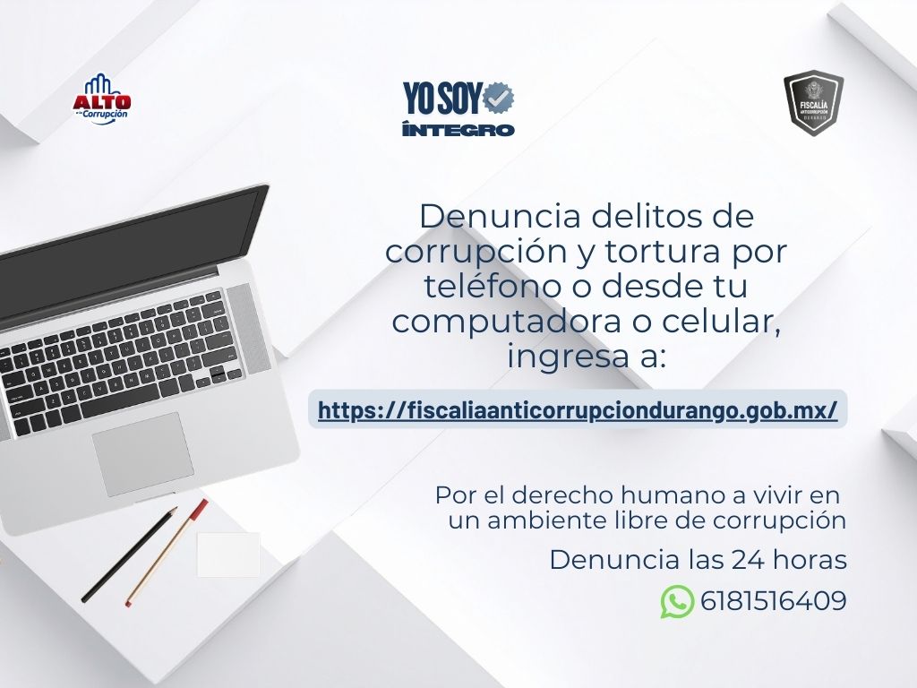 Fiscalía Anticorrupción Durango tweet media
