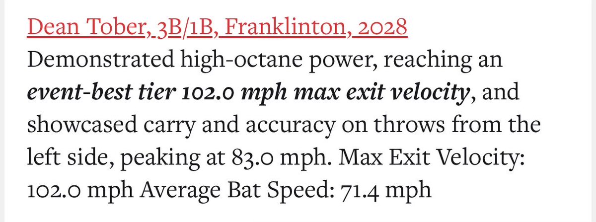 DeanTober11's tweet photo. Thank you ⁦@PrepBaseballNC⁩ for the opportunity to showcase my skills at the Preseason ID at Pro3:5 https://t.co/MjsJoHWfBS