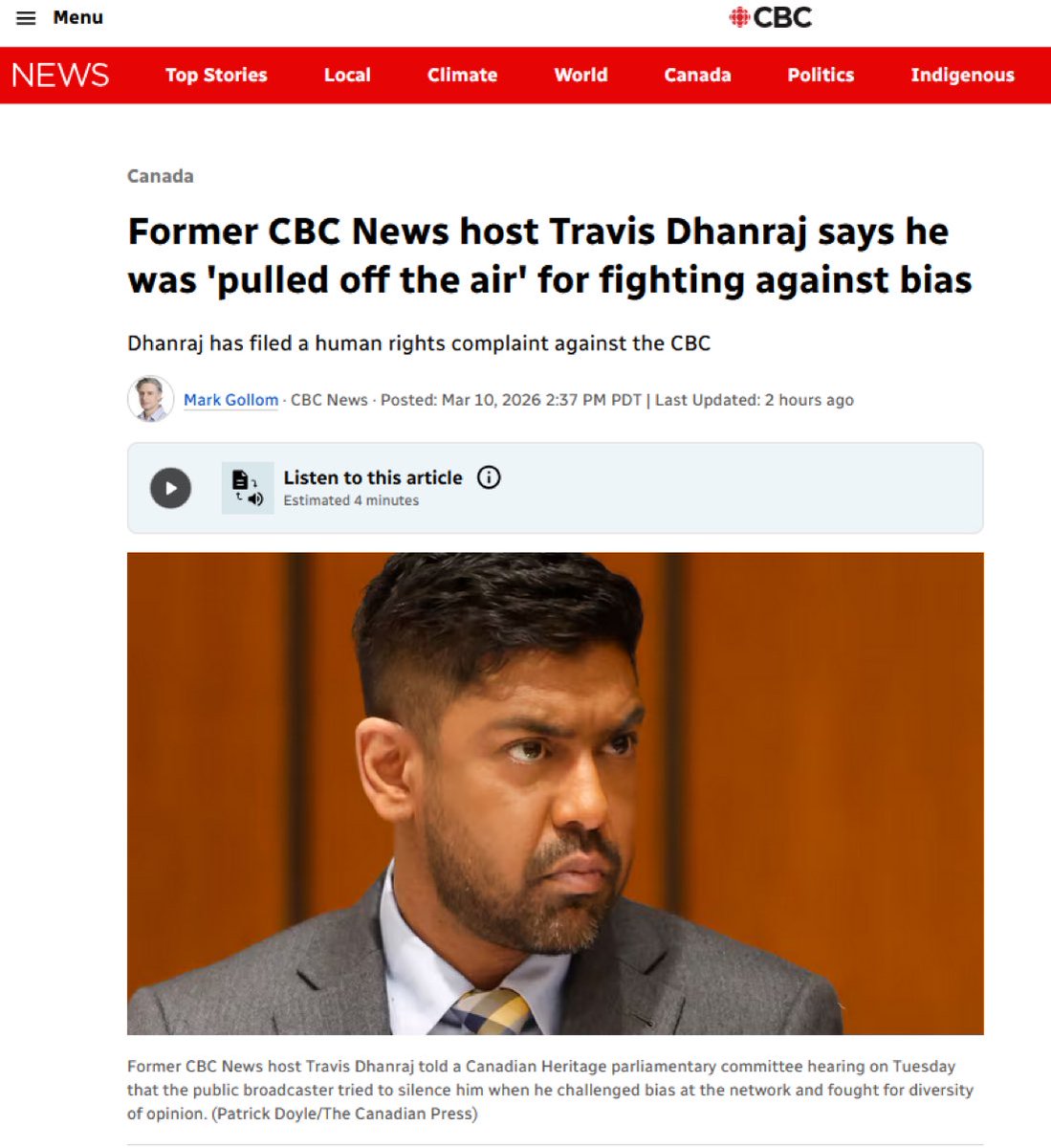 Concerned Canadian tweet media