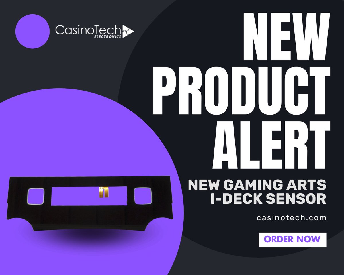 casinotech's tweet photo. 🎰 New at CasinoTech: Gaming Arts DTM-I1201T Dual Button Phocus 104 I-Deck Touch Sensor — now in stock &amp; ready to ship.

Built for Gaming Arts I-Deck machines, it delivers fast touch response and durable performance for high-traffic casino floors.

Order! https://t.co/iSoBkfQbfH https://t.co/aNoqxxJYle