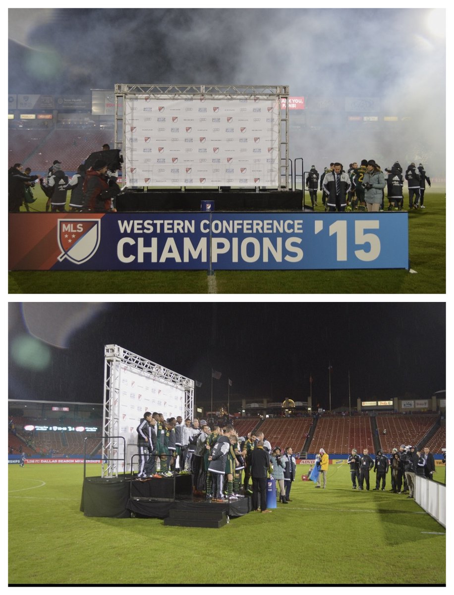In_Depth_Events's tweet photo. Throwing it back to championship night ⚽🏆
Our rolling stage brought the Western Conference celebration to life on the field. https://t.co/XyMQsCGagP
