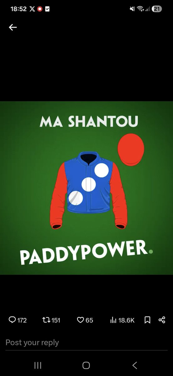 Rew1872's tweet photo. @paddypower https://t.co/8Dpi4H92rd