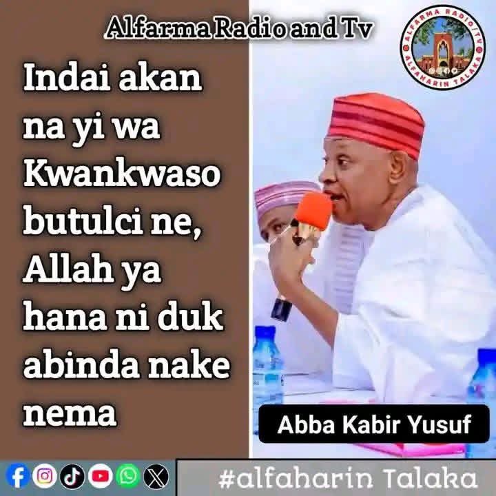Allah ga bawanka yayi  Addu'a a baya, Allah ka amsawa Abba wanan bukatar tasa da ya roka a baya🤲.