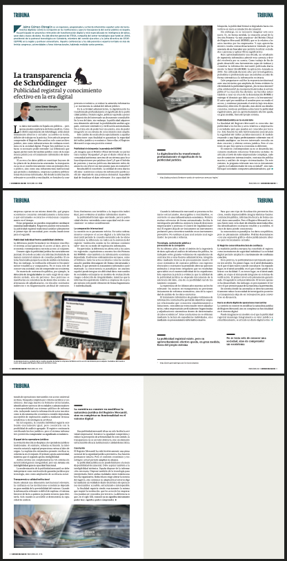 No puedo hacer «spoiler», pero el Frente para la Liberación de los Datos Mercantiles sigue su pelea: en pocos días un influyente medio publicará este reportaje donde explico por qué nuestro país necesita esos datos.

Una pista: para que personas como <a href="/Gsnchez/">Gerard</a>, <a href="/gmnzgerard/">Gerard Giménez Adsuar</a> o
