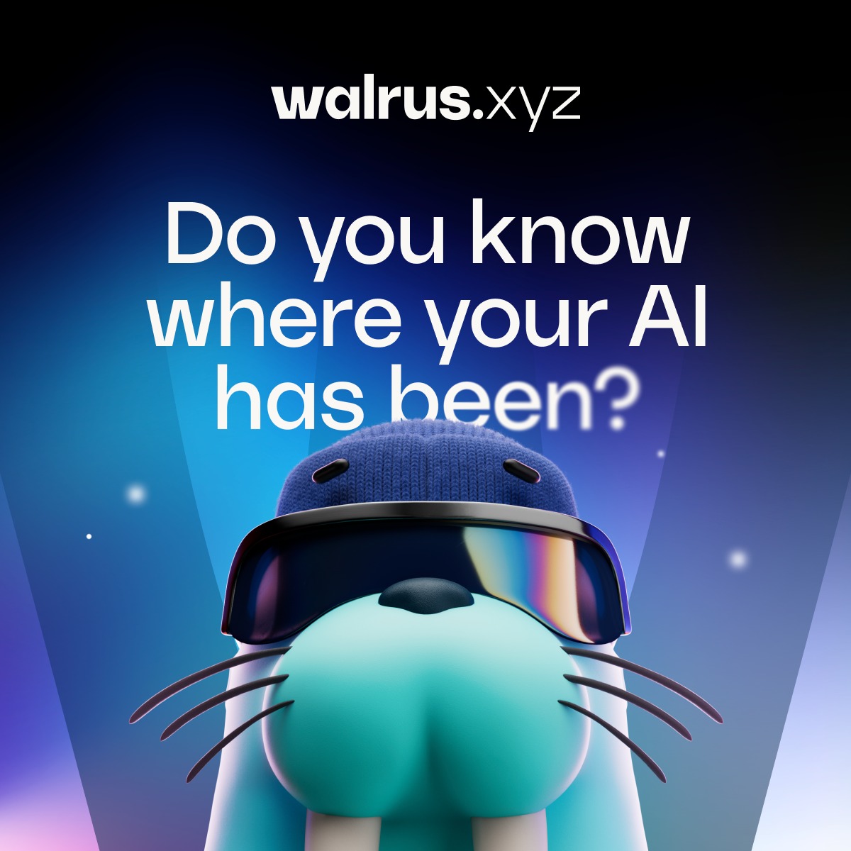 WalrusProtocol's tweet photo. AI is everywhere. But the data behind it? Unverified, centralized, and nobody's asking questions – until now.