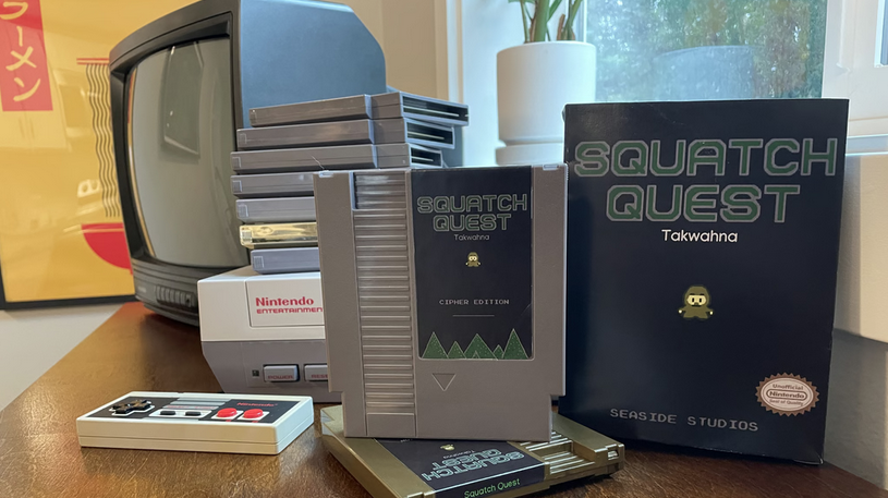 OriginalFei's tweet image. 🚨KICKSTARTER🚨
[#Homebrew #NES]
An 8-bit game about a sasquatch. Let's bring this action packed comedy adventure to physical format!
A NES game by Seaside Studios.
 
➡️ kickstarter.com/projects/squat…

➡️ #hbconnexion