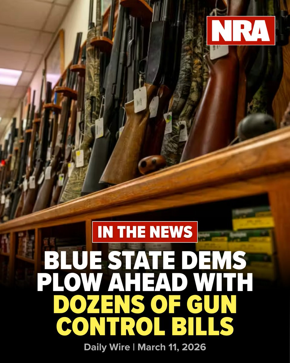 Blue-state Democrats are plowing ahead with gun control legislation — with 30+ bills in Virginia alone, all of which target commonly owned firearms, magazines, gun businesses, and law-abiding Americans' rights.

NRA is ready to fight these unconstitutional measures in court.