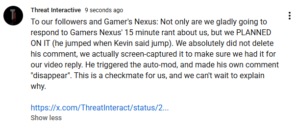 Threat Interactive tweet media