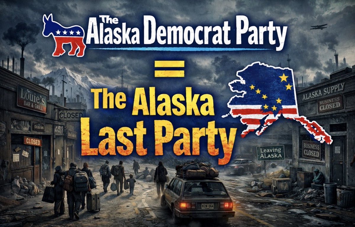 ChairWarfield's tweet image. 🚨 Alaskans take note.

Zack Fields is a typical far-left Democrat, hoping immature, performative behavior during @RepNickBegich’s speech will distract from his record representing District 17.

Instead of delivering results, Fields is more interested in being Alaska’s AOC &amp;amp;