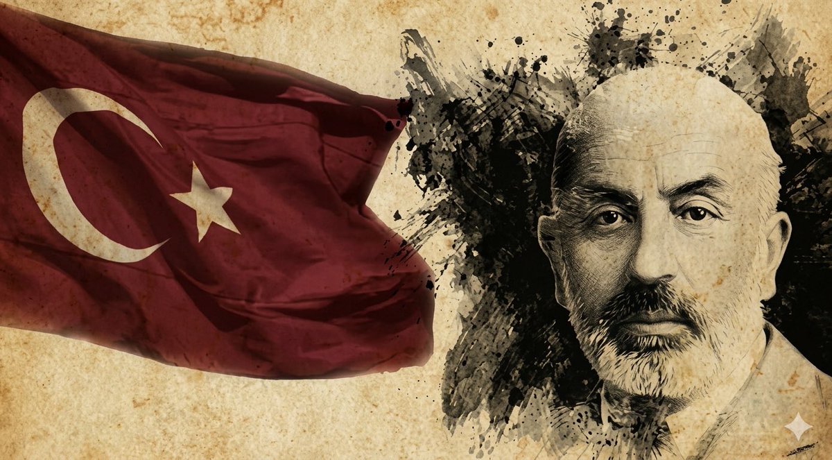 murselcapras's tweet photo. Saygı ve rahmetle…

Mehmet Akif Ersoy, İstiklâl Marşı’nın kendisine değil millete ait olduğunu düşünerek bu eseri Safahat’a almamıştır.
Vatan şairimizi rahmet ve minnetle anıyoruz.

Onun duası bugün de temennimiz:
Allah bu millete bir daha İstiklâl Marşı yazdırmasın. 🇹🇷 https://t.co/H3zExg8UUn
