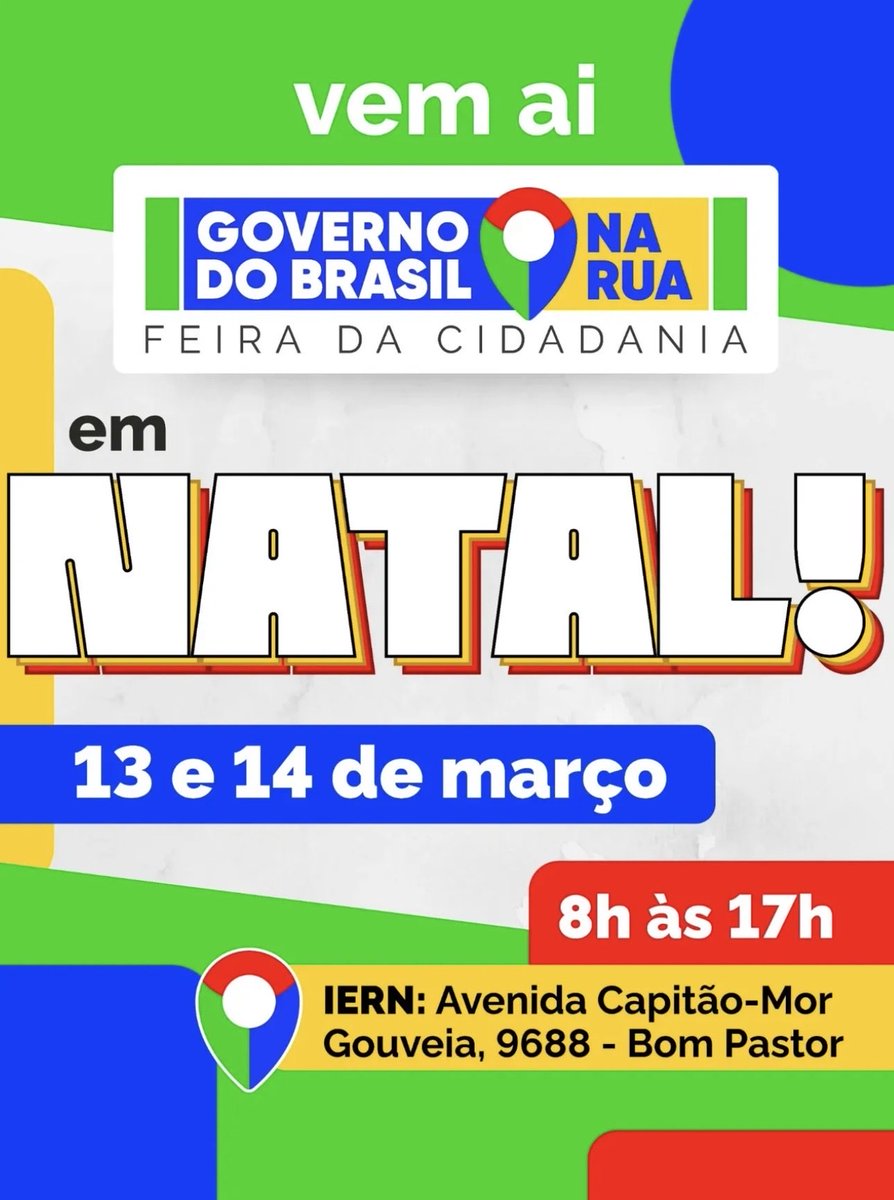 Sexta-feira é dia de ir pra rua debater um tema que impacta diretamente a vida da classe trabalhadora: o fim da escala 6x1. ✊🏽

📍 Calçadão do Shopping Midway Mall
📅 Sexta-feira, 13 de março
⏰ 16h30