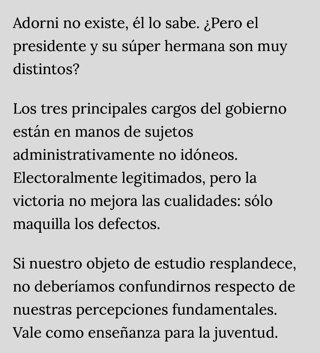 estebanschmidt's tweet photo. Sobre Adorni, tras ser designado. https://t.co/FThVfgepzv https://t.co/Ed54388GWY