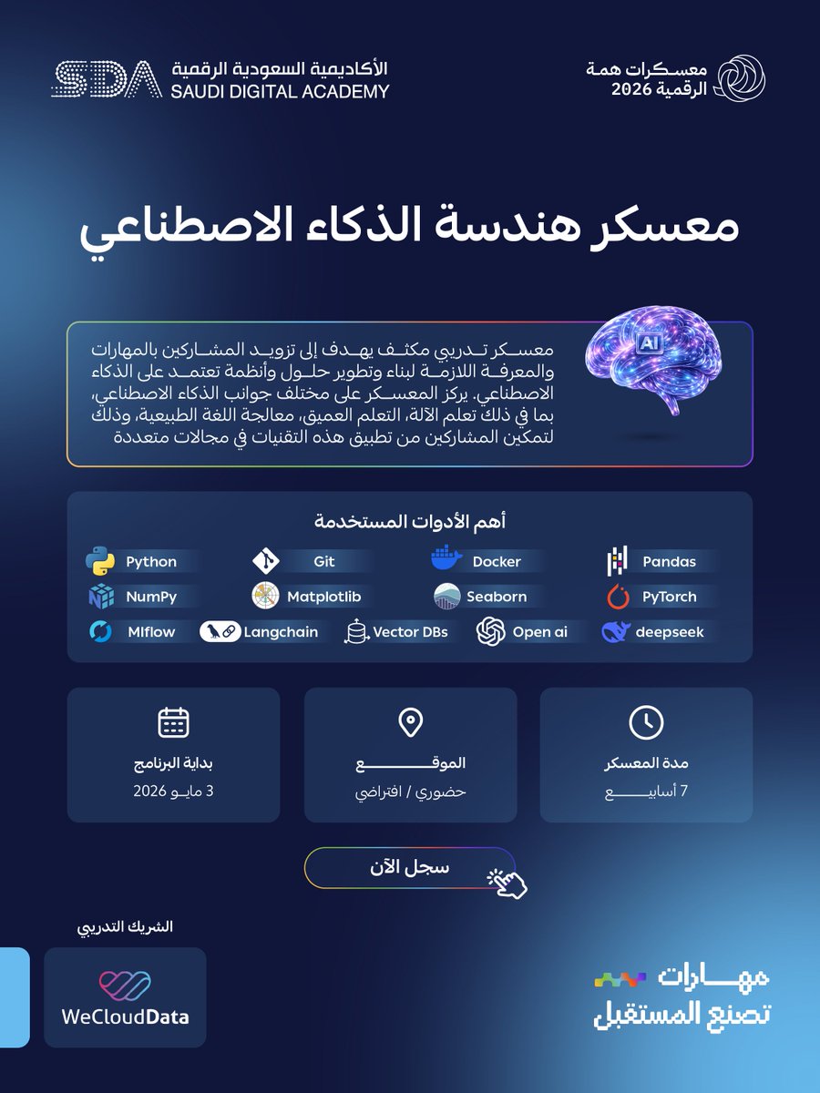 الأكاديمية السعودية الرقمية tweet media