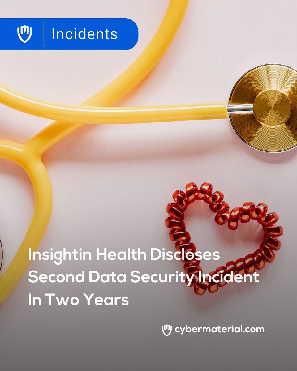 Cybermaterial_'s tweet photo. Insightin Health Reports New Data Breach 
Read More: https://t.co/ugxpOeFKNk 

#HealthcareBreach #GoAnywhere #MedusaRansomware #PHIData #InsuranceData #DataExposure #BreachDisclosure #InfosecNews https://t.co/uzKWafOGQW
