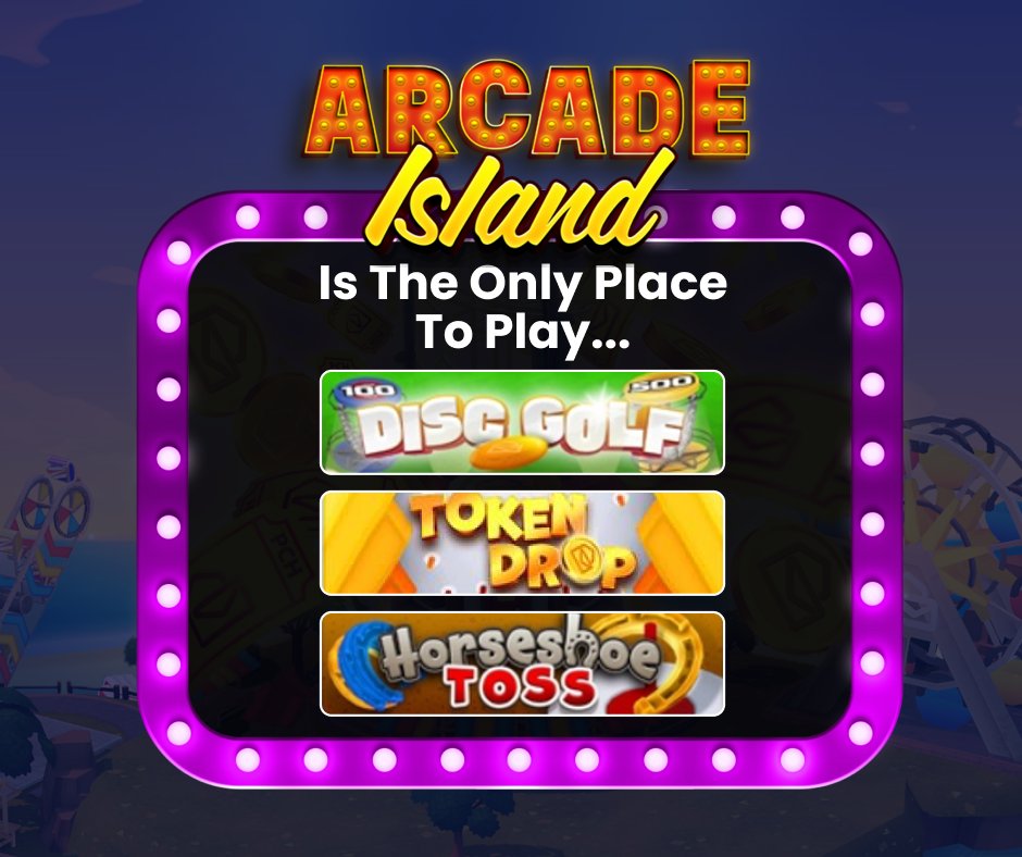 pchdotcom's tweet image. These exclusive games (and so much more!) are waiting in the PCH+ App on Arcade Island – and your gameplay gets you #InItToWinIt for today’s exclusive prize! Come check it out: zurl.co/SlNq5