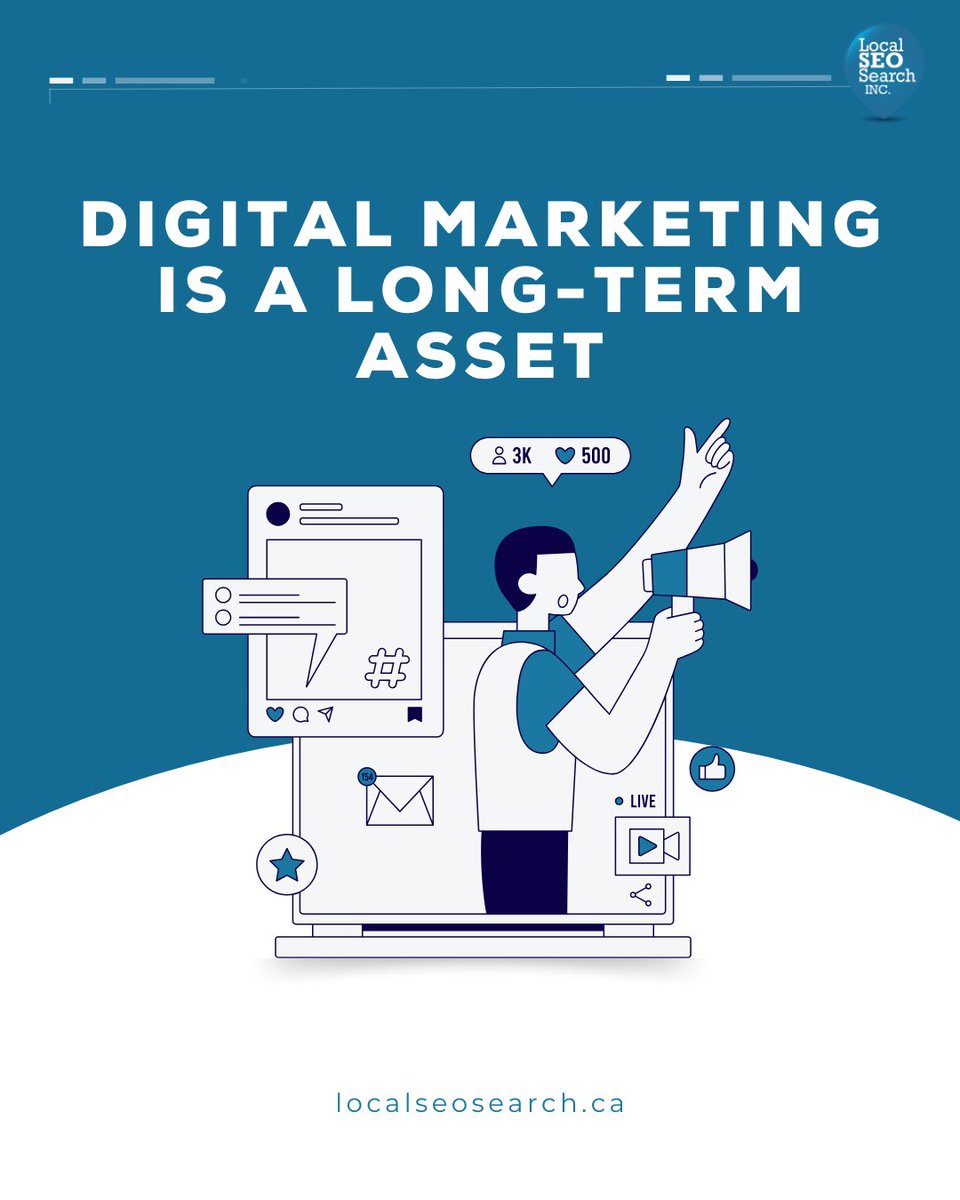 Unlike short campaigns, a well-built digital presence continues generating value long after the initial effort.
Learn more: localseosearch.ca/seo-services/

#DigitalAssets #MarketingStrategy #SEOCanada