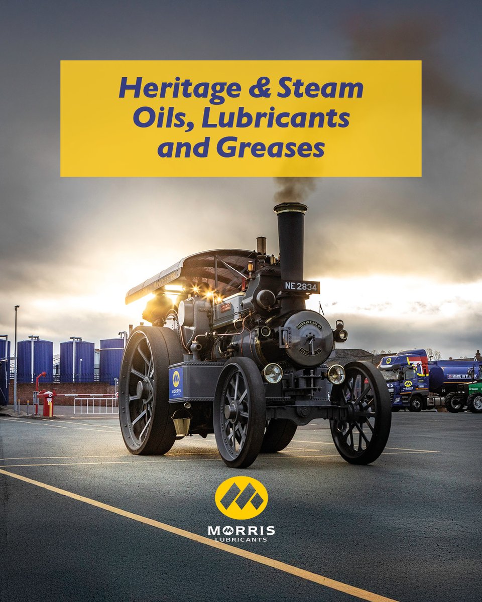 Morrisoil's tweet image. Did you know that we make specialised oils and lubricants for Heritage &amp;amp; Steam vehicles? 

Find out more about this bespoke product range: ow.ly/2Mrn50VgGhN 🚂

#steamengine | #Talisman | #lubricants
