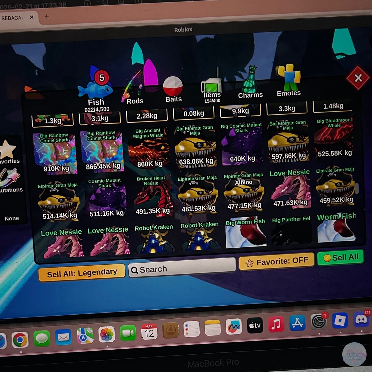 FISH IT FESS ‼️ WTT CANTUMIN UNAME tweet media