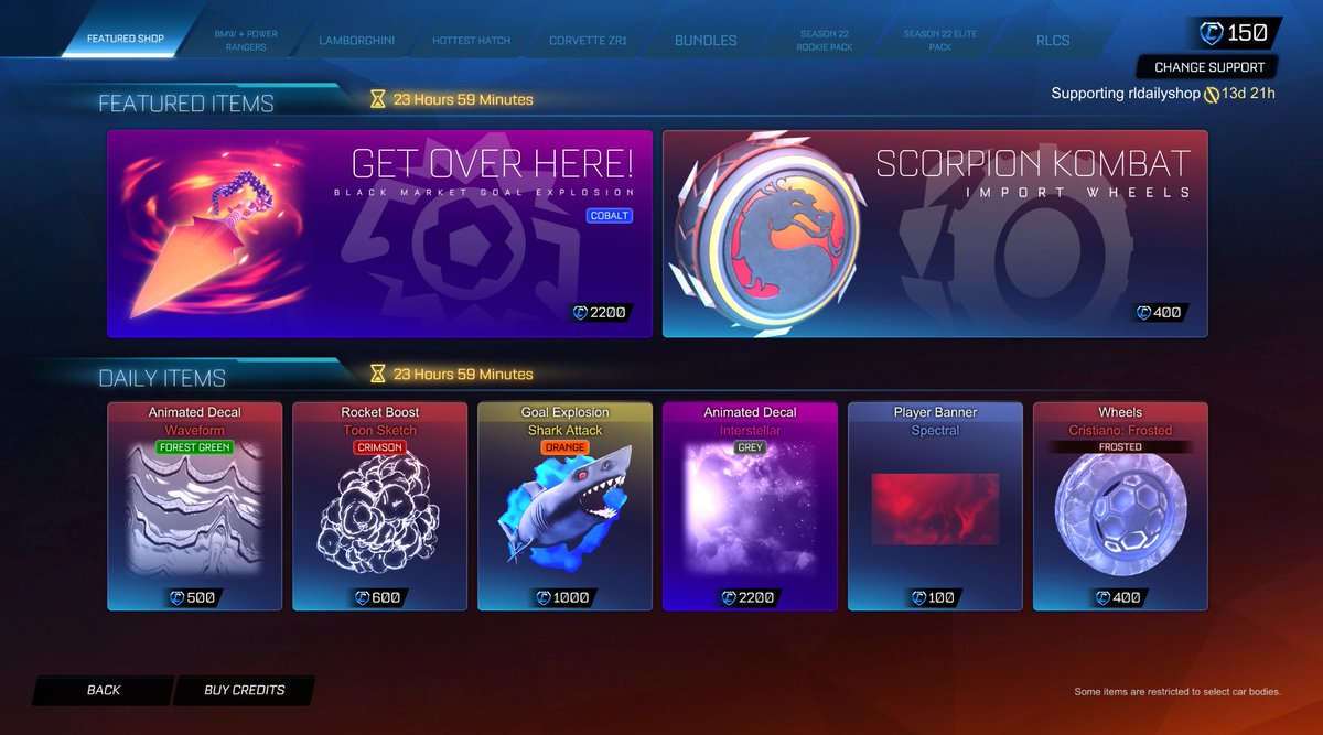Rocket League Shop tweet media