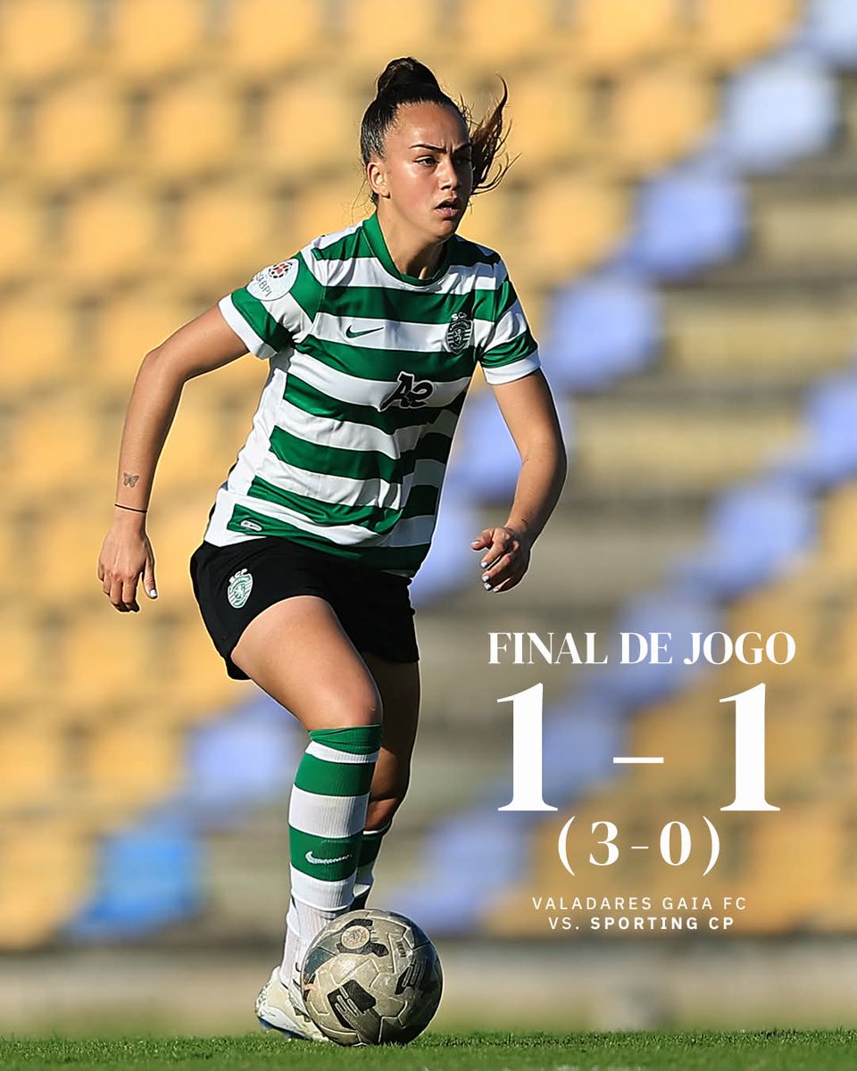 nucleo_scp_bcl's tweet photo. Derrota das Leoas na meia-final da Taça da Liga, após a decisão nas grandes penalidades.
⚽ Cláudia Neto
🟡 1-1 🟢 // #VGFCSCP #SportingCP #NúcleoSCPBarcelos https://t.co/CosQnCFfJg