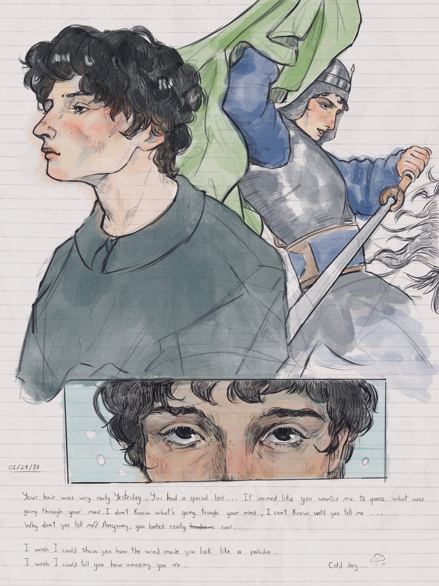 Chocokrispi_g's tweet photo. Mybe if I post this here It'll motivate me to keep going with the Will's sketchbook #bylertw #bylerart https://t.co/O2OSSoFwSW