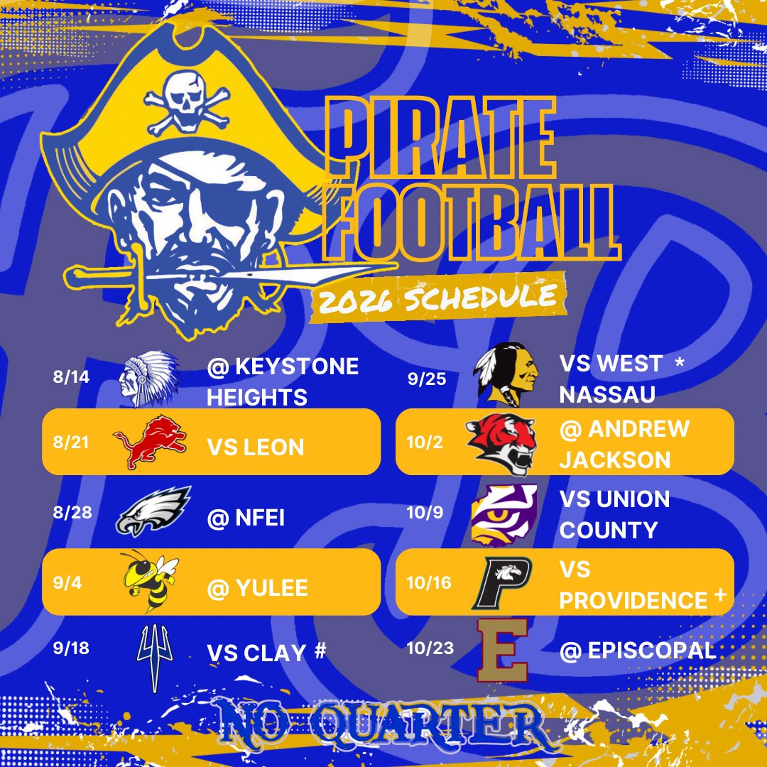 Fernandina Beach Pirate Football tweet media