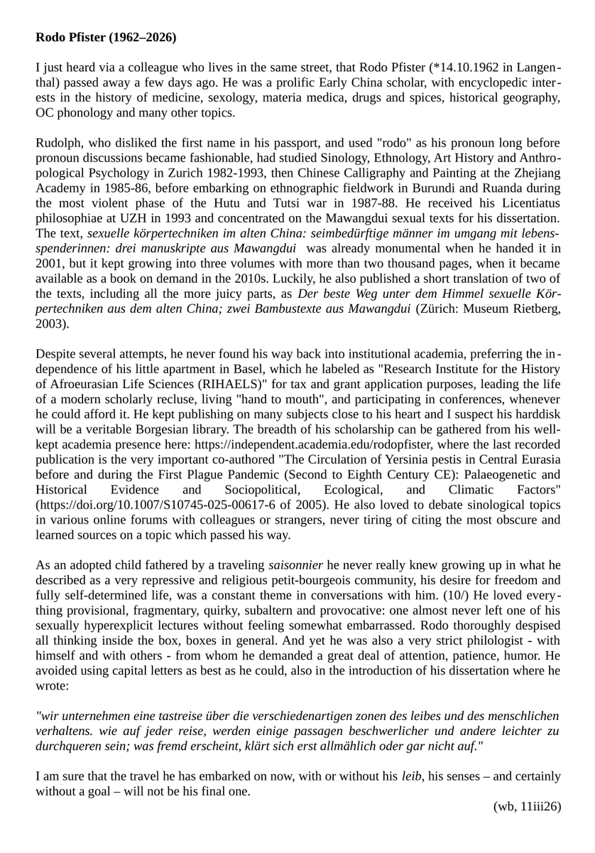 Wolfgang Behr / 畢鶚 （氒/厥/攸） tweet media