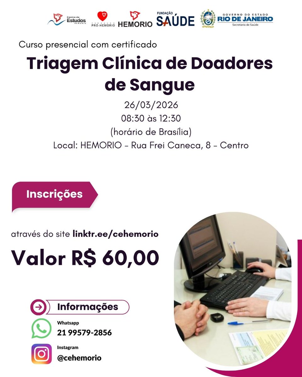 Centro de Estudos HEMORIO tweet media