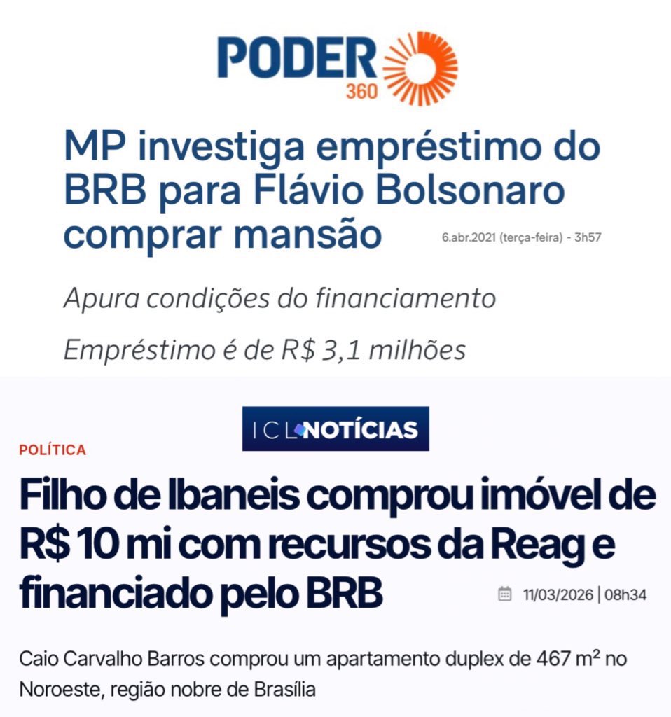 Por que esse povo só compra mansão pelo Banco BRB? 

MASTER RACHADINHA