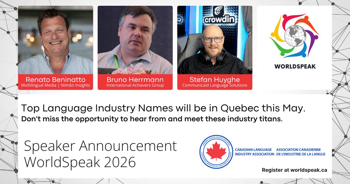 Canadian Language Industry Association tweet media