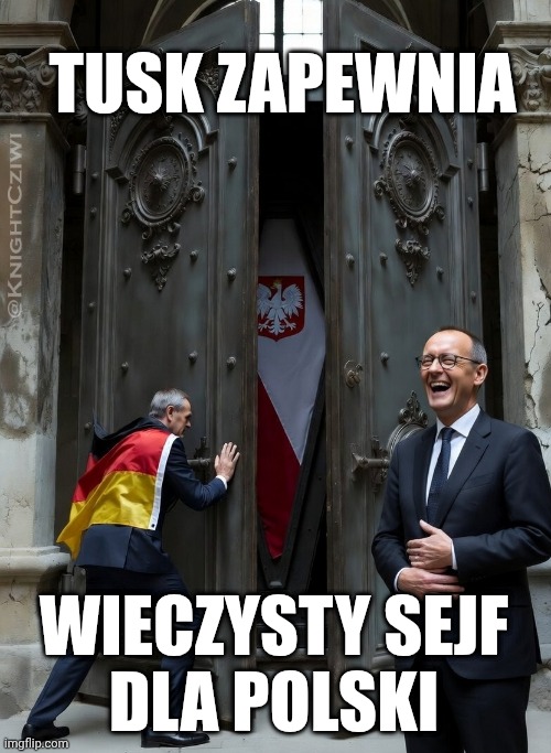 Program SAFE 3% to nie „bezpieczeństwo”, lecz polityczna pułapka, która może zamknąć Polskę w wieczystym sejfie zależności. 

Decyzje o naszej obronności nie mogą zapadać poza Warszawą☝️

Suwerenność i bezpieczeństwo Polski nie są na sprzedaż! 🇵🇱

#NieDlaSAFE3procent