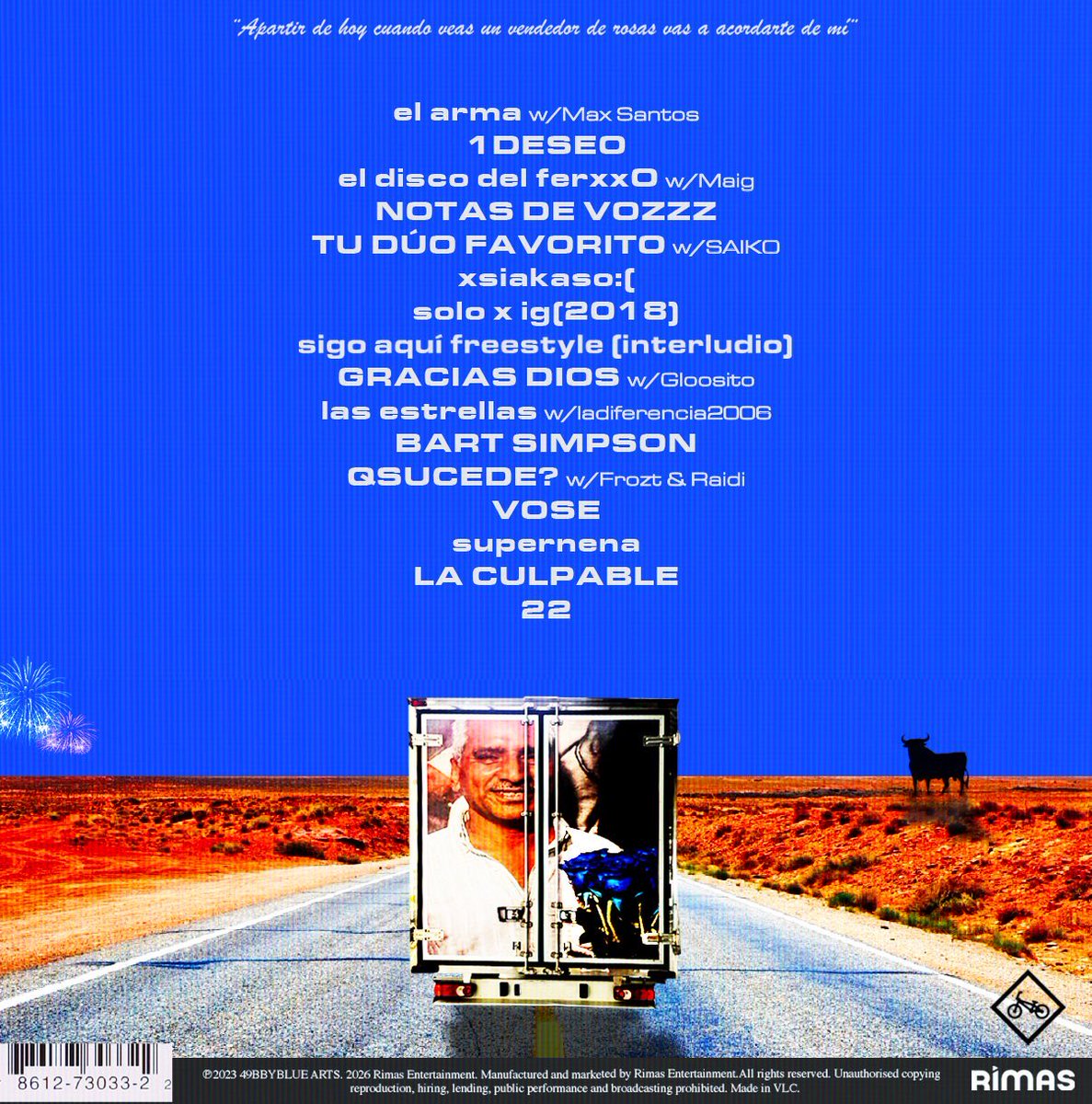 j4virw_'s tweet photo. 🚨EL VENDEDOR DE ROSAS - Raúl Clyde

💿Cover &amp; Tracklist Oficial

🗓️12 de Marzo https://t.co/6OuVvWcQbA
