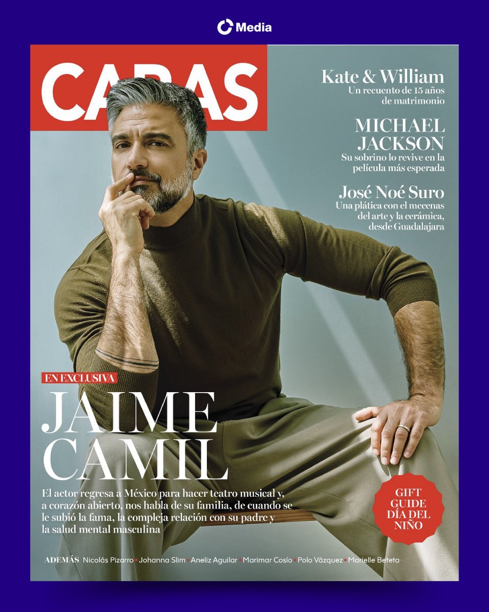 ¡Exclusiva! 🌟 <a href="/jaimecamil/">Jaime Camil</a> abre su corazón en la nueva edición de <a href="/CARASmexico/">CARAS</a>. 

Descubre cómo se prepara para ser #Tronchatoro en <a href="/matildamusic_mx/">Matilda El Musical</a> y su visión actual sobre la vida y la familia. Una historia de pura reinvención. 🎬

#Ollamani #OMedia