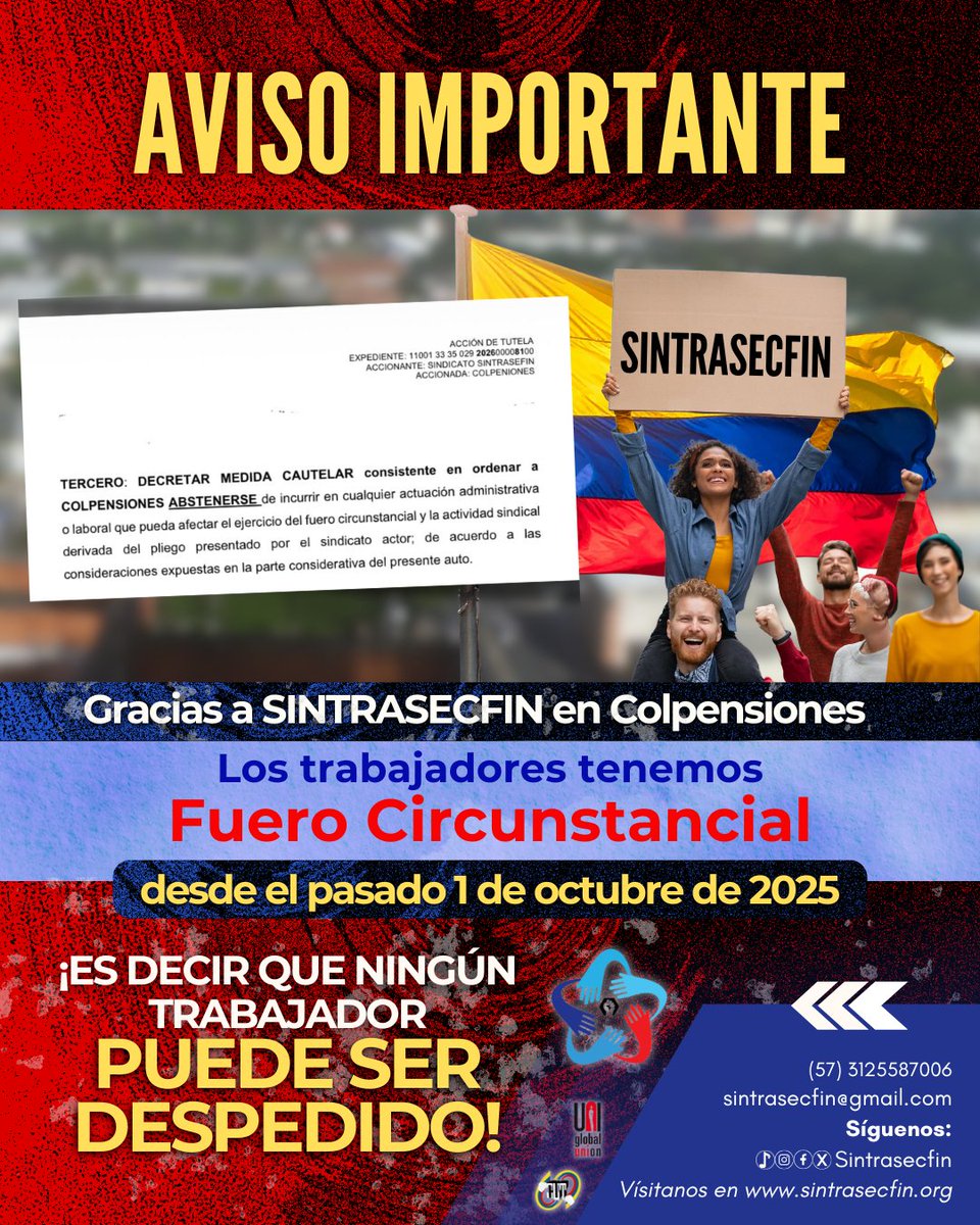 SINTRASECFIN tweet media