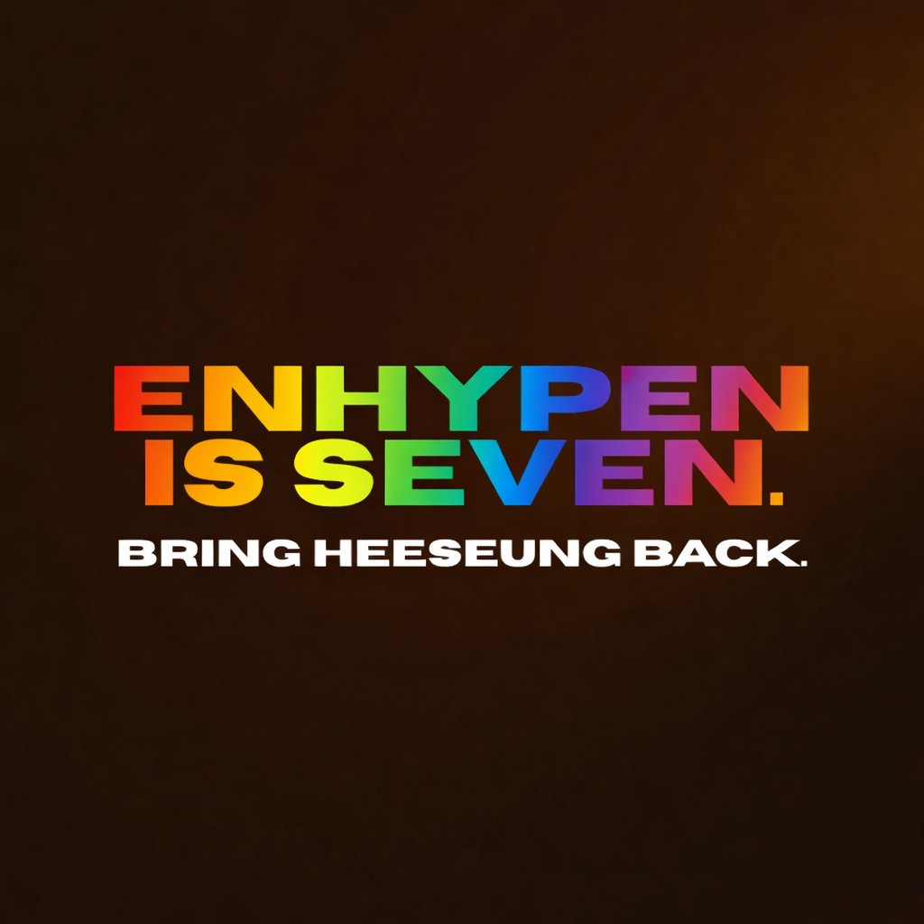 youyoubax's tweet photo. @Change Seven members. One identity.
ENHYPEN was built as seven, and it should stay seven.
Bring back Heeseung. 
ENGENEs won’t stay silent. 🔥 https://t.co/VTlQ7uXAMW